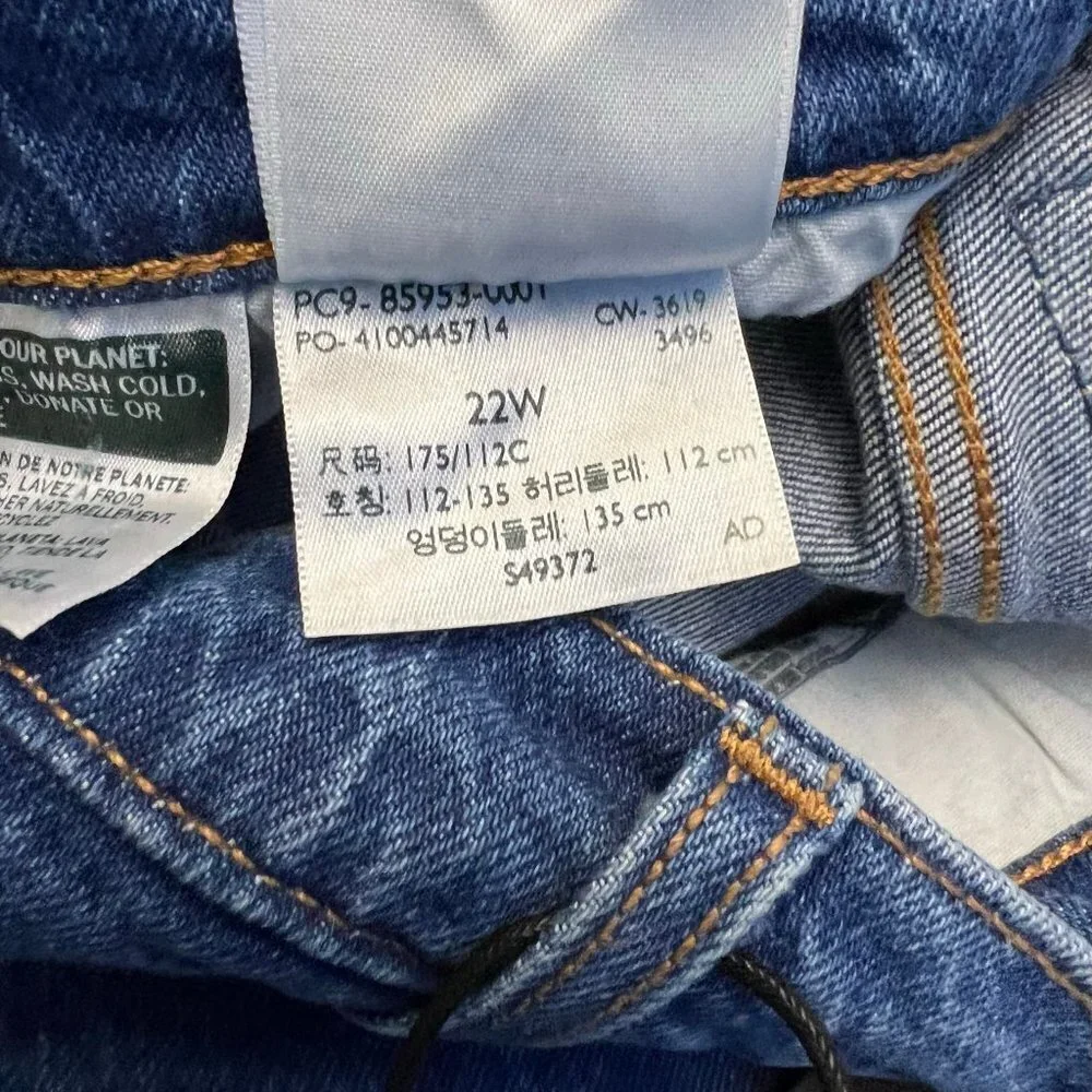 Levi's Premium Wedgie Skinny Jeans  22W - Picture 4 of 9